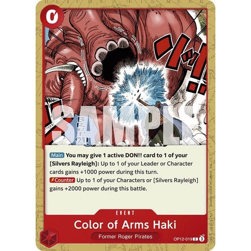 Color of Arms Haki (OP12-019) (Legacy of the Master)