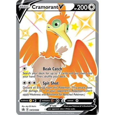 Cramorant V - SWSH086 (SWSH086) (SWSH: Sword & Shield Promo Cards)