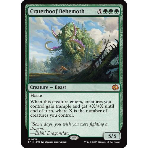 Craterhoof Behemoth (138) (Tarkir: Dragonstorm)