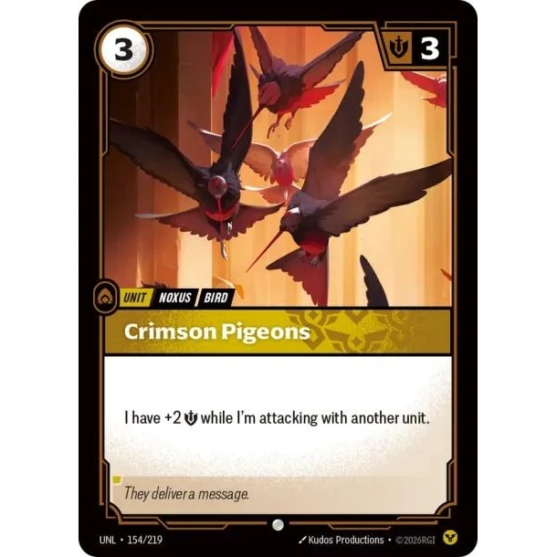 Crimson Pigeons (154/219) (Unleashed)