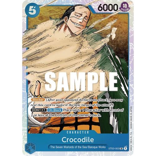 Crocodile (003) (ST03-003) [Starter Deck 3: The Seven Warlords of The Sea]