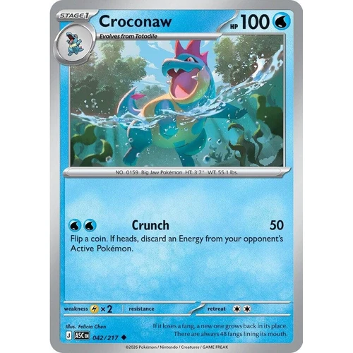Croconaw (042/217) (ME: Ascended Heroes)