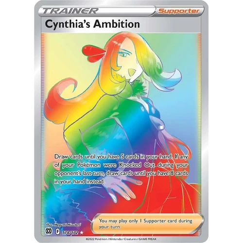 Cynthia's Ambition (Secret) (178/172) (SWSH09: Brilliant Stars)