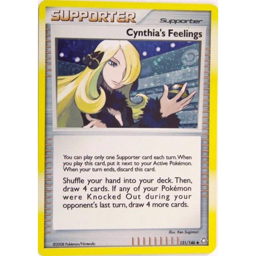 Cynthia's Feelings - 131/146 (Cosmos Holofoil) (131/146) (Miscellaneous Cards & Products)