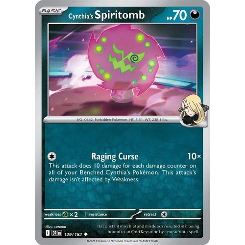 Cynthia's Spiritomb (129/182) (SV10: Destined Rivals)