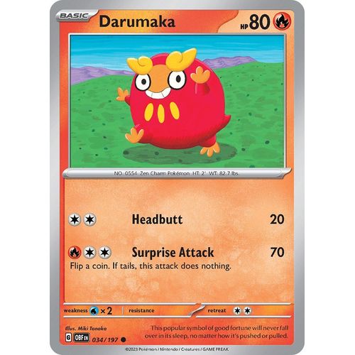 Darumaka (034/197) [SV03: Obsidian Flames]