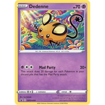 Dedenne - SWSH080 (SWSH080) (SWSH: Sword & Shield Promo Cards)