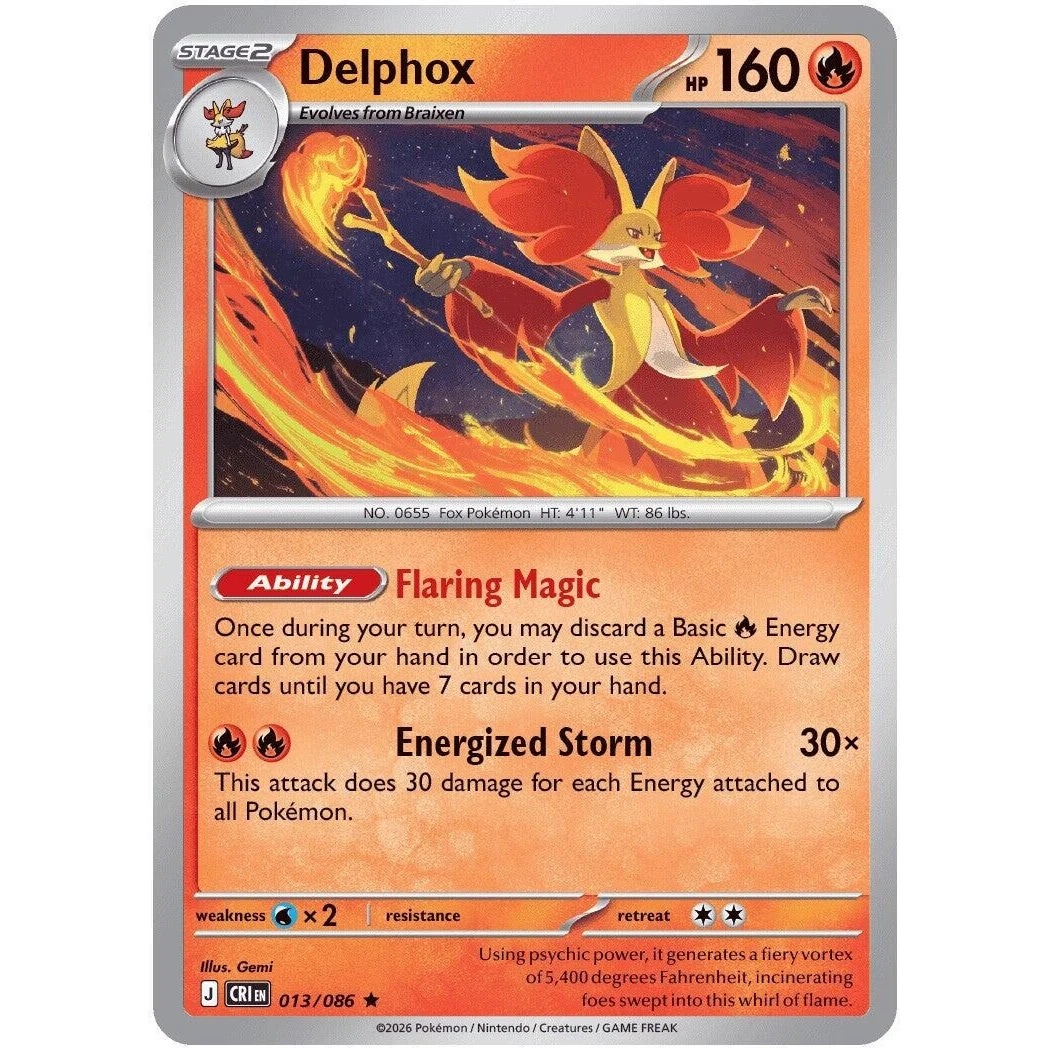 Delphox (013/086) (ME04: Chaos Rising)