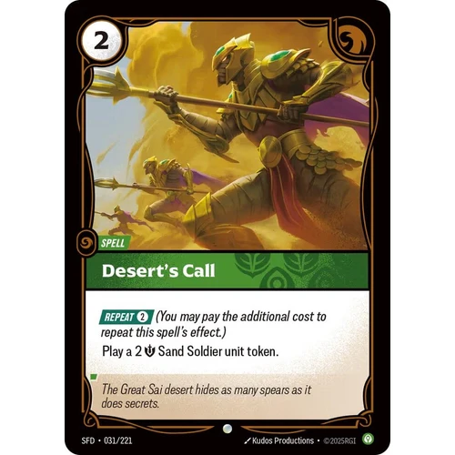 Desert's Call (031/221) (Spiritforged)
