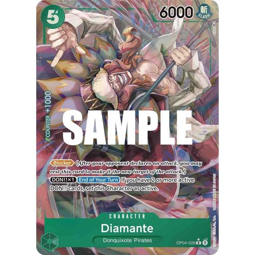 Diamante (Alternate Art) (OP04-028) [Kingdoms of Intrigue]