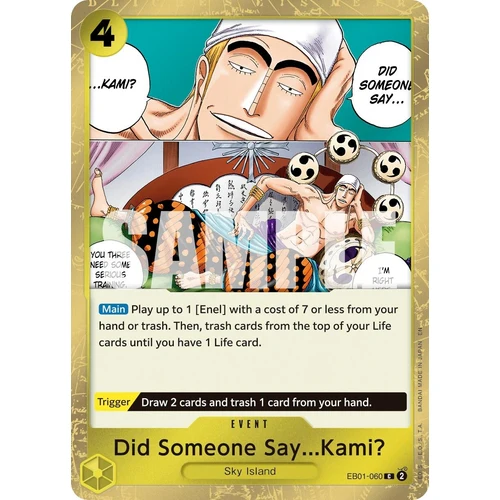 Did Someone Say...Kami? (Pirate Foil) (EB01-060) (Premium Booster -The Best- Vol. 2)