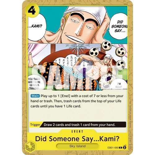Did Someone Say...Kami? (Reprint) (EB01-060) (Premium Booster -The Best- Vol. 2)