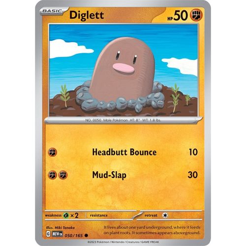 Diglett (050/165) [SV: Scarlet & Violet 151]
