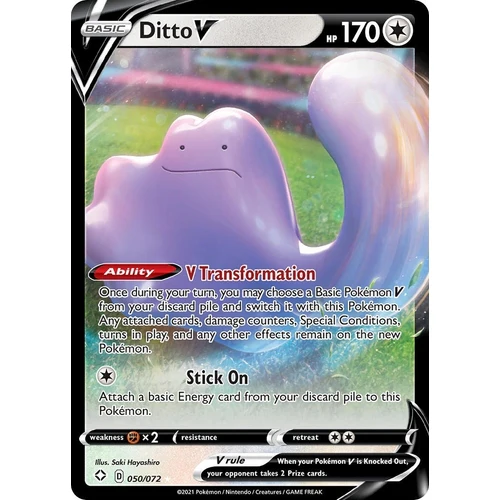 Ditto V (050/072) (Shining Fates)