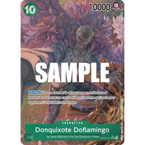 Donquixote Doflamingo (031) (Alternate Art) (OP04-031) [Kingdoms of Intrigue]