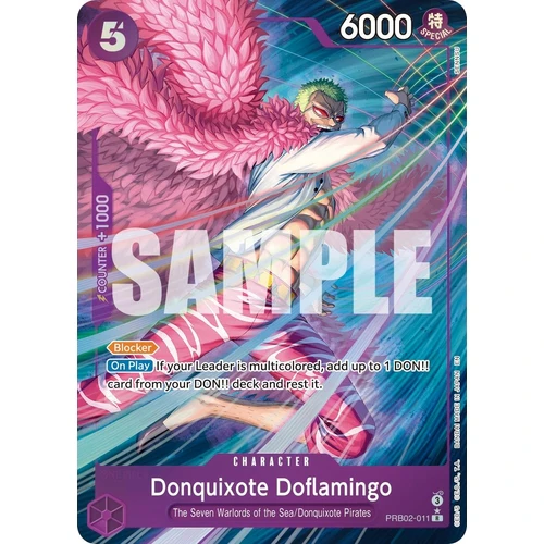 Donquixote Doflamingo (Alternate Art) (PRB02-011) (Premium Booster -The Best- Vol. 2)
