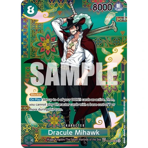 Dracule Mihawk - OP12-030 (SP) (OP12-030) (The Azure Sea's Seven)