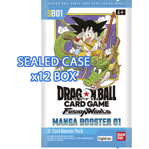 Dragon Ball Super Card Game - Fusion World - Manga Booster [SB-01] 12x Booster Box (Sealed Case)