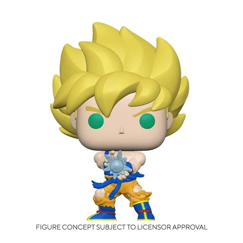 Dragon Ball Z - Super Saiyan Goku with Kamehameha Wave Diamond Glitter US Exclusive Pop! Vinyl Figure