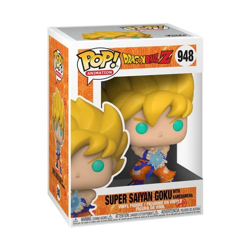 Dragon Ball Z - Super Saiyan Goku with Kamehameha Wave Pop! Vinyl Figure - Image 2