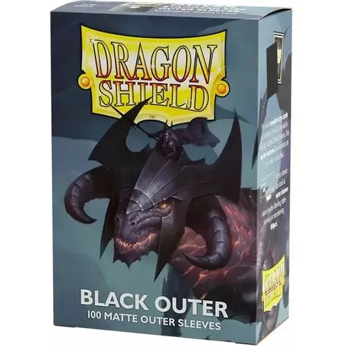 Dragon Shield - Outer Sleeves Black Matte 100 pack