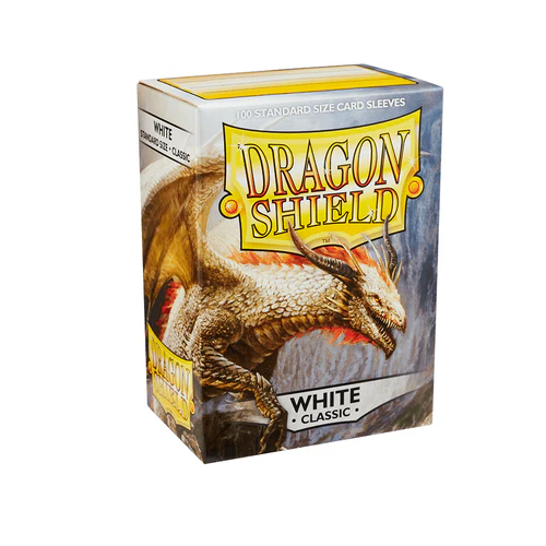 Dragon Shield - Standard Classic White Sleeves 100 pack
