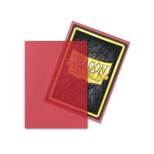Dragon Shield - Standard Matte Clear Red Sleeves 100 pack - Image 2
