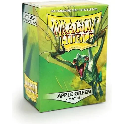 Dragon Shield - Standard Matte Green Apple Sleeves 100 pack