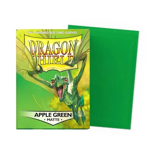 Dragon Shield - Standard Matte Green Apple Sleeves 100 pack - Image 2