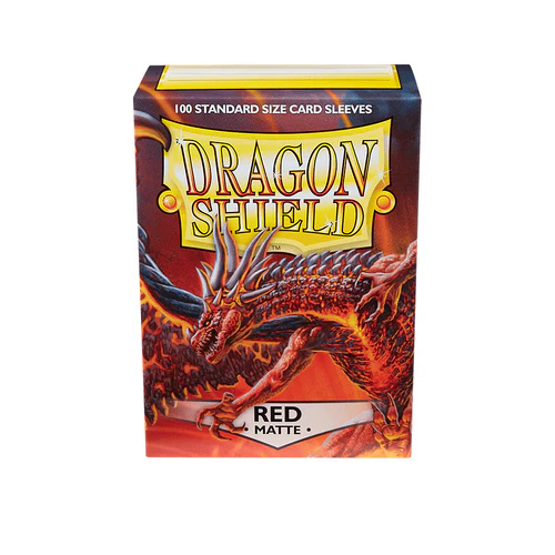 Dragon Shield - Standard Matte Red Sleeves 100 pack - Image 4