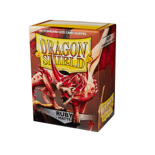 Dragon Shield - Standard Matte Ruby Sleeves 100 pack