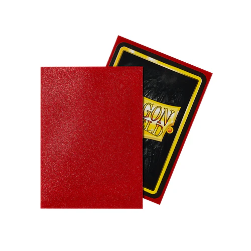Dragon Shield - Standard Matte Ruby Sleeves 100 pack - Image 2