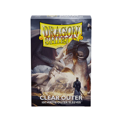 Dragon Shield - Standard Outer Sleeves Clear Matte 100 pack - Image 5