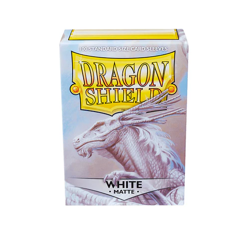 Dragon Shield - Standard White Matte Sleeves 100 pack - Image 4
