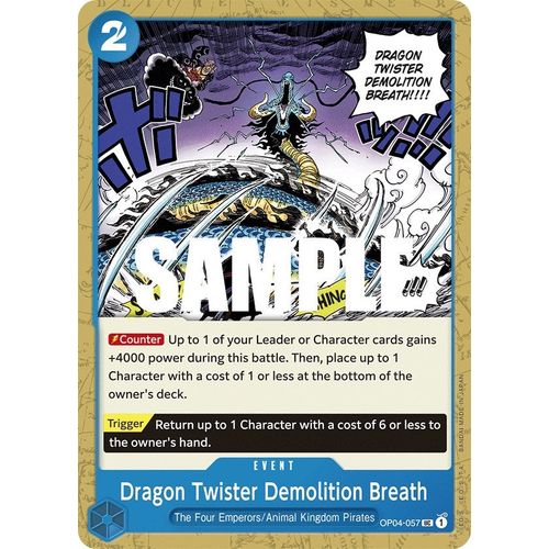 Dragon Twister Demolition Breath (OP04-057) [Kingdoms of Intrigue]