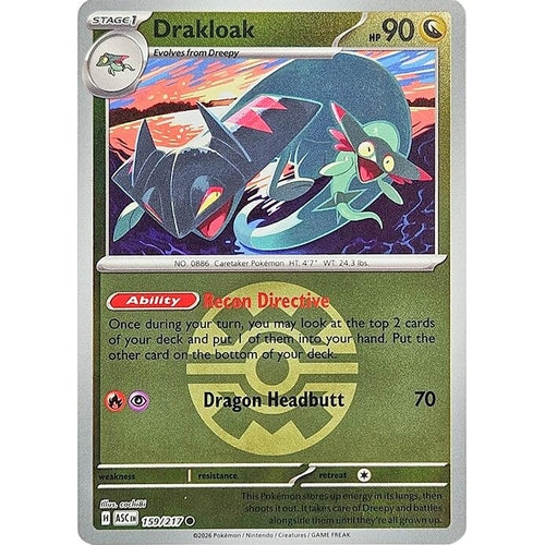Drakloak - 159/217 (Quick Ball) (159/217) (ME: Ascended Heroes)