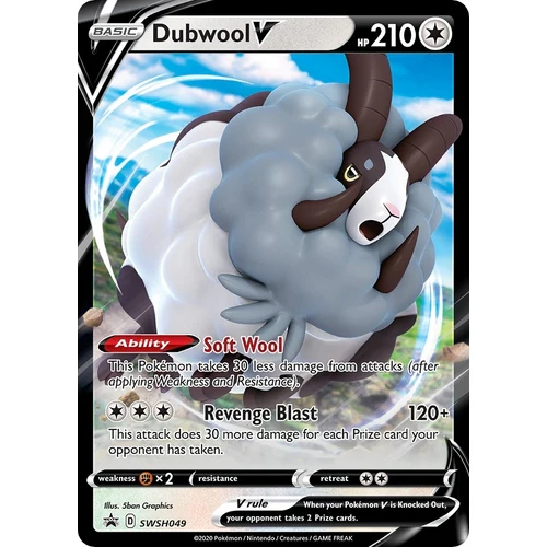Dubwool V - SWSH049 (SWSH049) (SWSH: Sword & Shield Promo Cards)