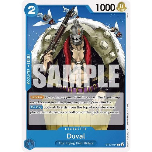 Duval (ST12-014) [Starter Deck 12: Zoro and Sanji]
