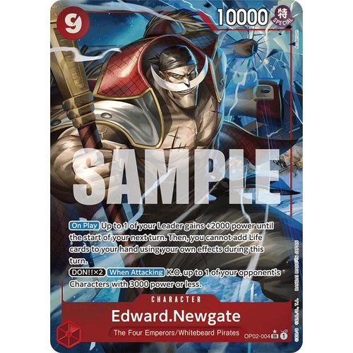 Edward.Newgate (OP02-004) (Alternate Art) (OP02-004) [Premium Booster -The Best-]