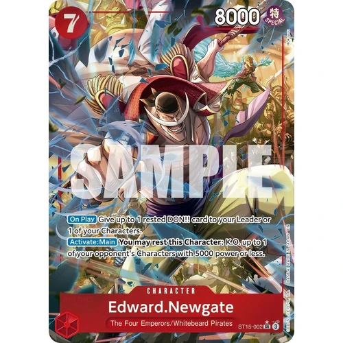 Edward.Newgate - ST15-002 (Alternate Art) (ST15-002) (Premium Booster -The Best- Vol. 2)