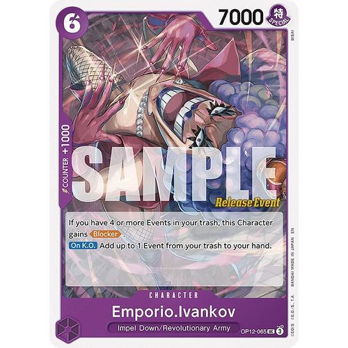 Emporio.Ivankov (065) (OP12-065) (Legacy of the Master Release Event Cards)