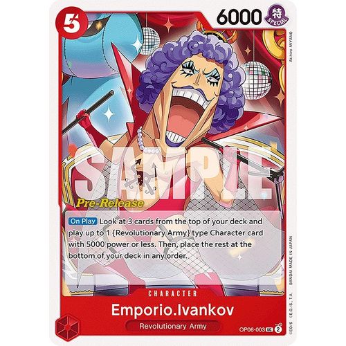 Emporio.Ivankov (OP06-003) [Wings of the Captain Pre-Release Cards]