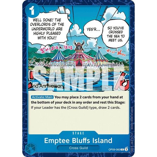 Emptee Bluffs Island (OP09-060) [Emperors in the New World: 2nd Anniversary Tournament Cards]