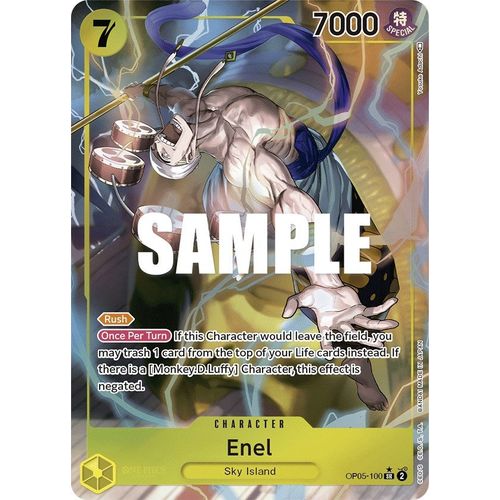 Enel (100) (Alternate Art) (OP05-100) [Awakening of the New Era]