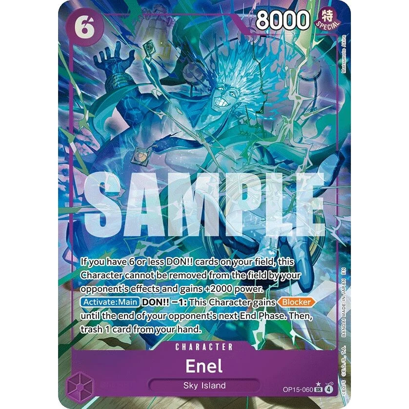 Enel (OP15-060) (Alternate Art) (OP15-060) (Adventure on Kami's Island)