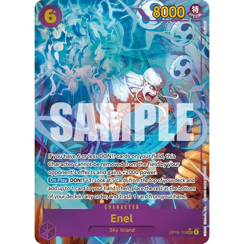 Enel (OP15-118) (Alternate Art) (OP15-118) (Adventure on Kami's Island)