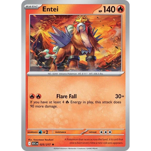 Entei (025/217) (ME: Ascended Heroes)
