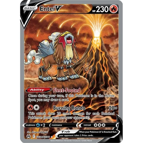 Entei V (GG36/GG70) (Crown Zenith: Galarian Gallery)