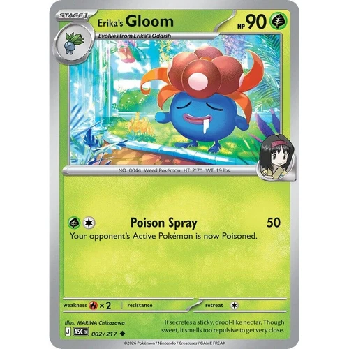 Erika's Gloom (002/217) (ME: Ascended Heroes)