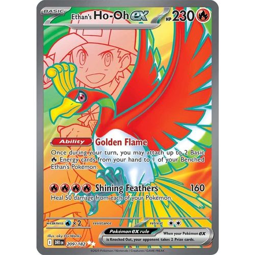 Ethan's Ho-Oh ex (209/182) (SV10: Destined Rivals)